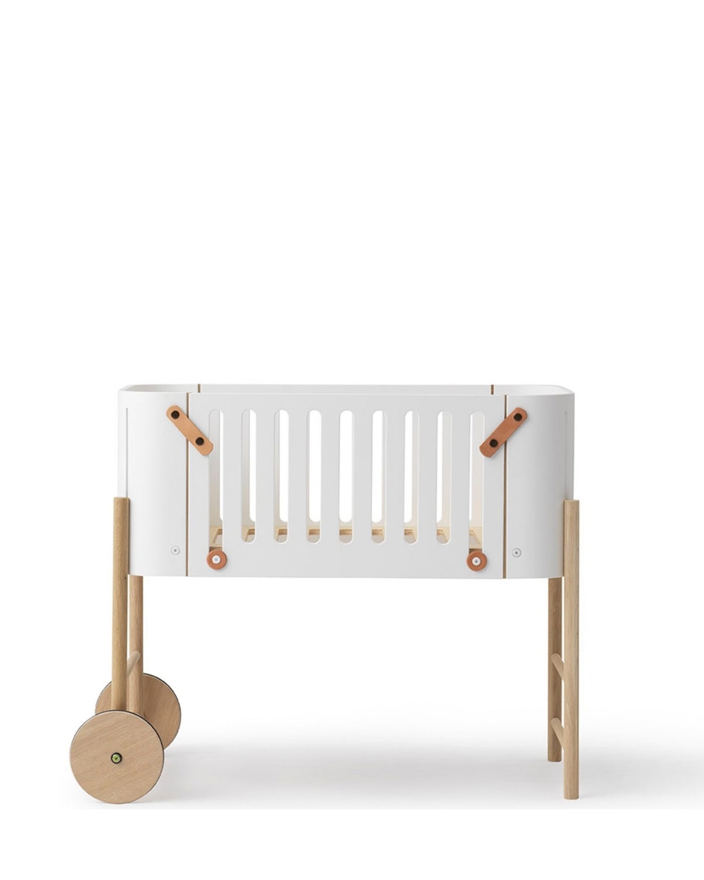 Oliver Furniture, Wood Co-Sleeper, White/Oak
