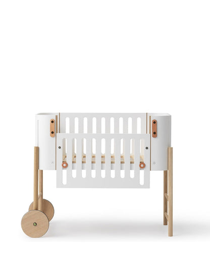 Oliver Furniture, Wood Co-Sleeper, White/Oak