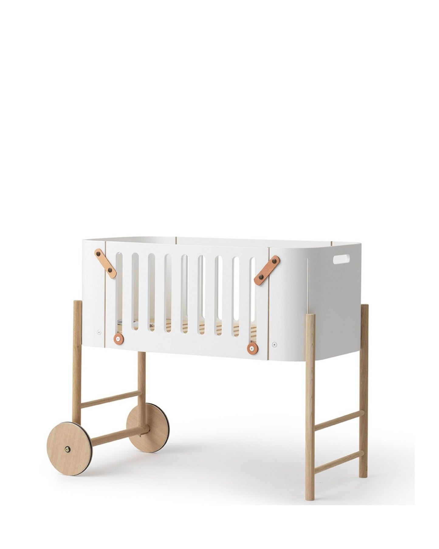 Oliver Furniture, Wood Co-Sleeper, White/Oak