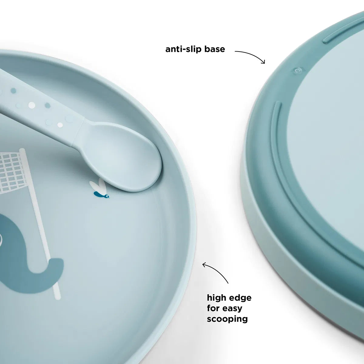 Foodie, Plate, Elphee Blue