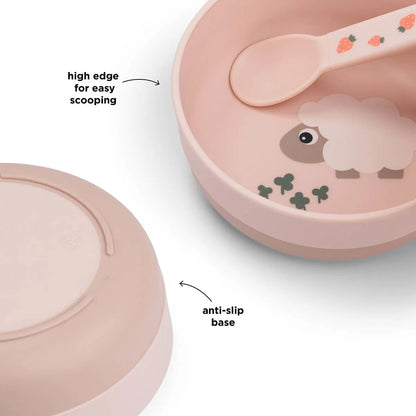 Liten gård, skål, pulver