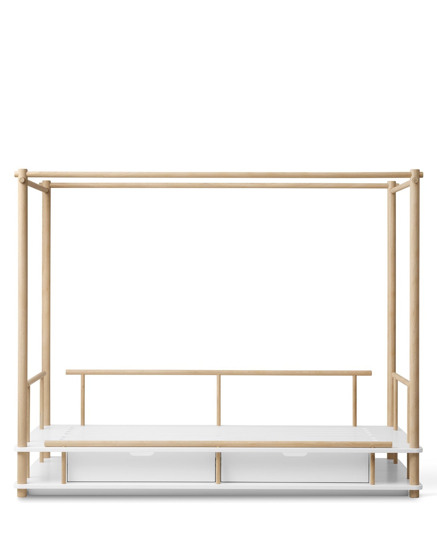 Oliver Furniture, Camp, Katossänky 90x180 cm, White/Oak