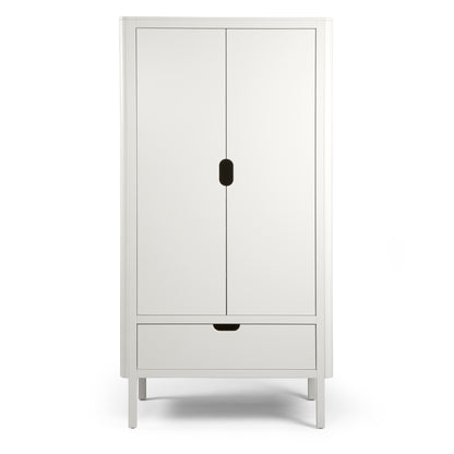 Sebra, Wardrobe Double Door, Classic White