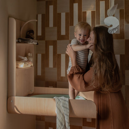 Sebra, Seinään Kiinnitettävä Hoitotaso, Wood