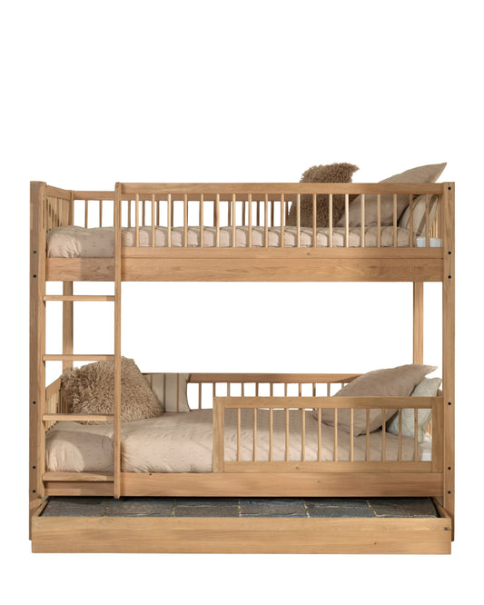 Vipack, Forrest Oak, Våningssäng (Cabriolet) 90x200 cm, Ek
