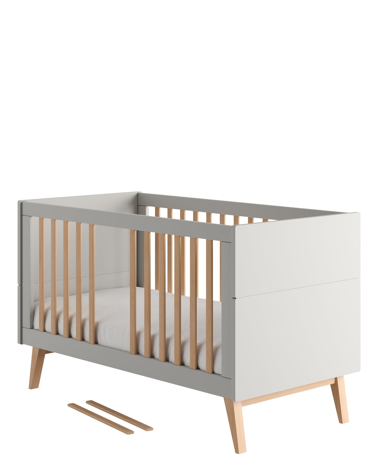Pinio, Swing Cot 2IN1 70x140, Grå