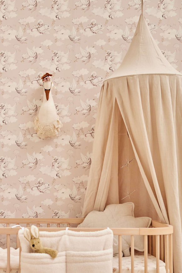Matuu Vuodekatos, Natural Linen,  Beige