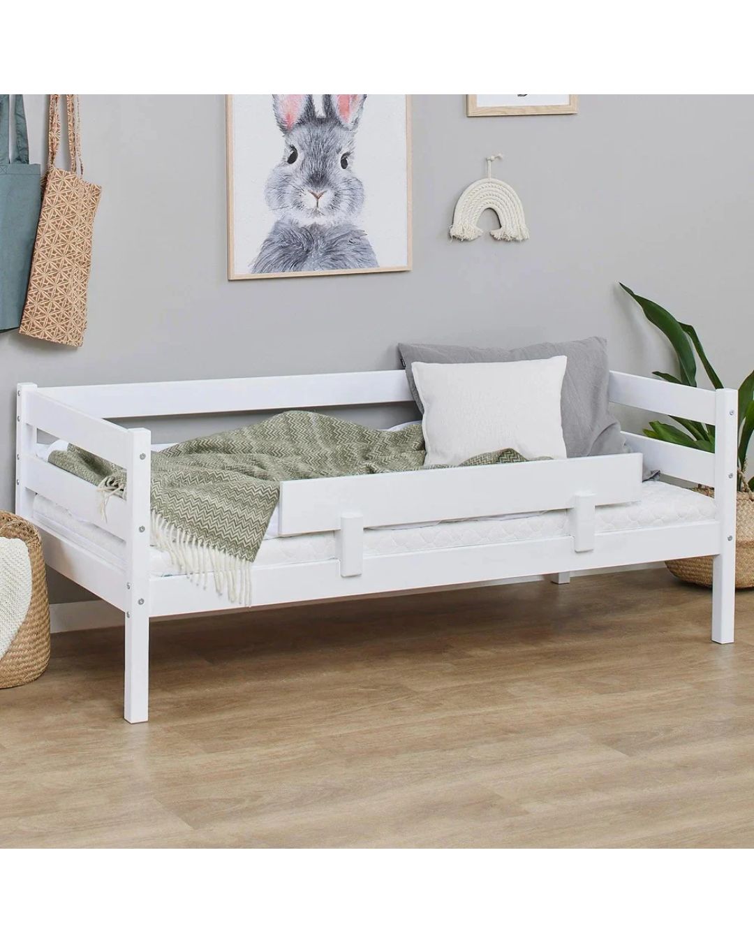 Hoppekids, ECO Comfort, Juniorisänky 70x160 cm, White