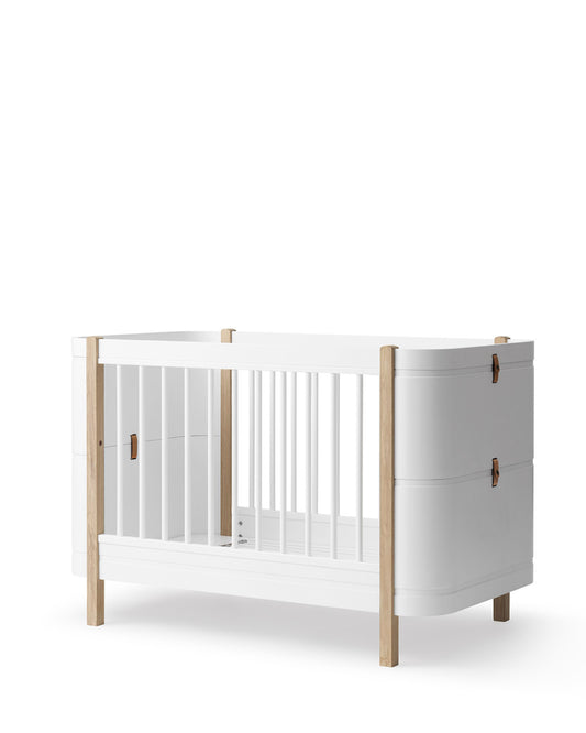 Oliver Furniture, Wood Mini+ Pinnasänky, White/Oak
