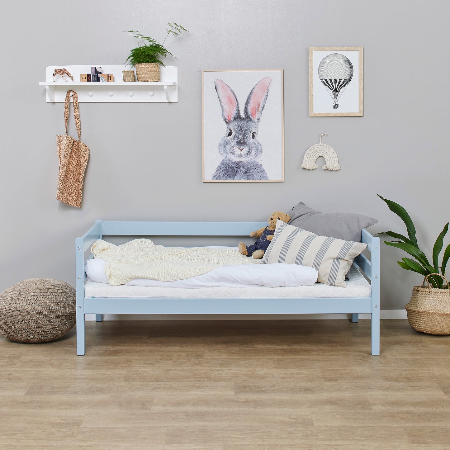 Hoppekids, ECO Comfort, Junior bed 70x160 cm, Dream Blue