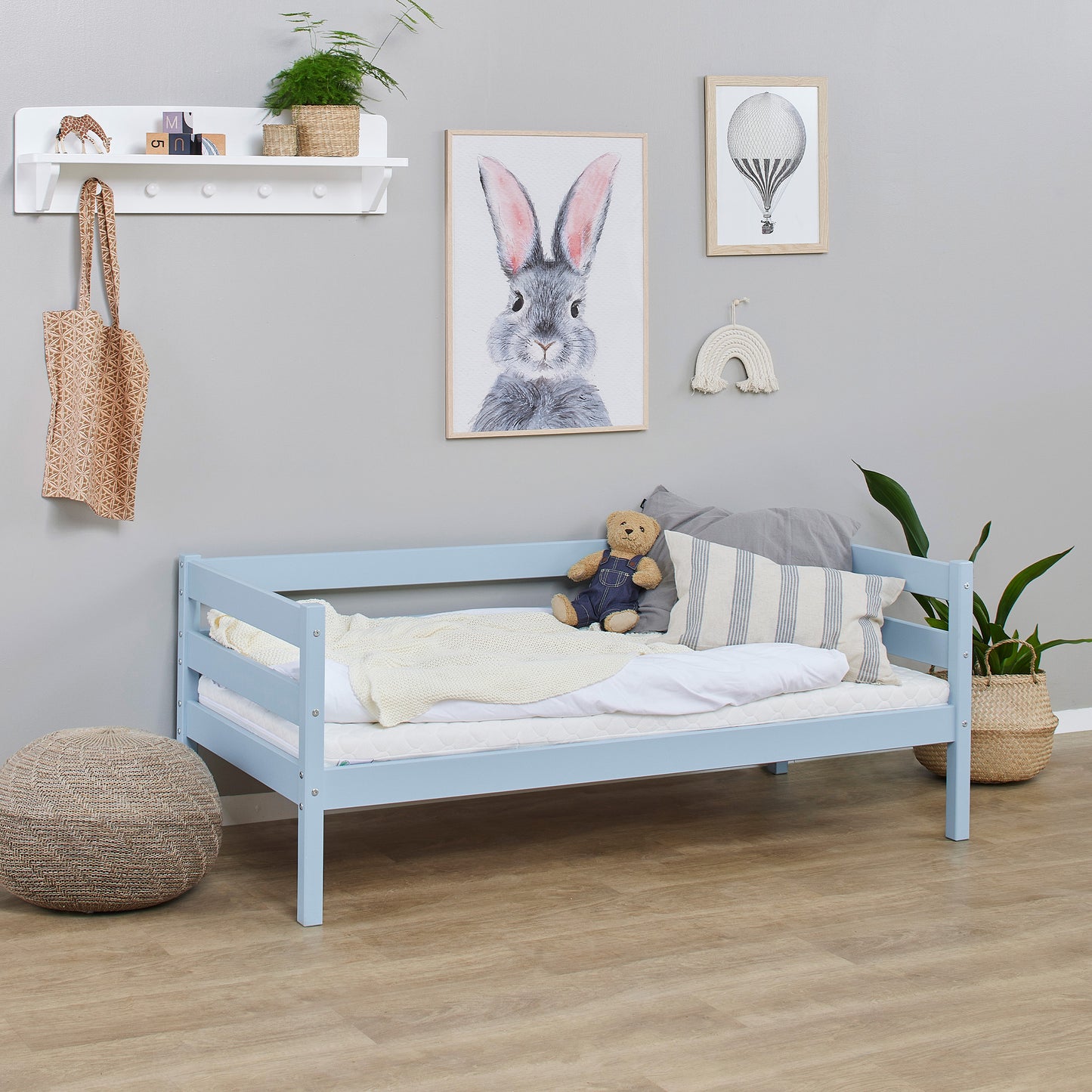 Hoppekids, ECO Comfort, Junior bed 70x160 cm, Dream Blue