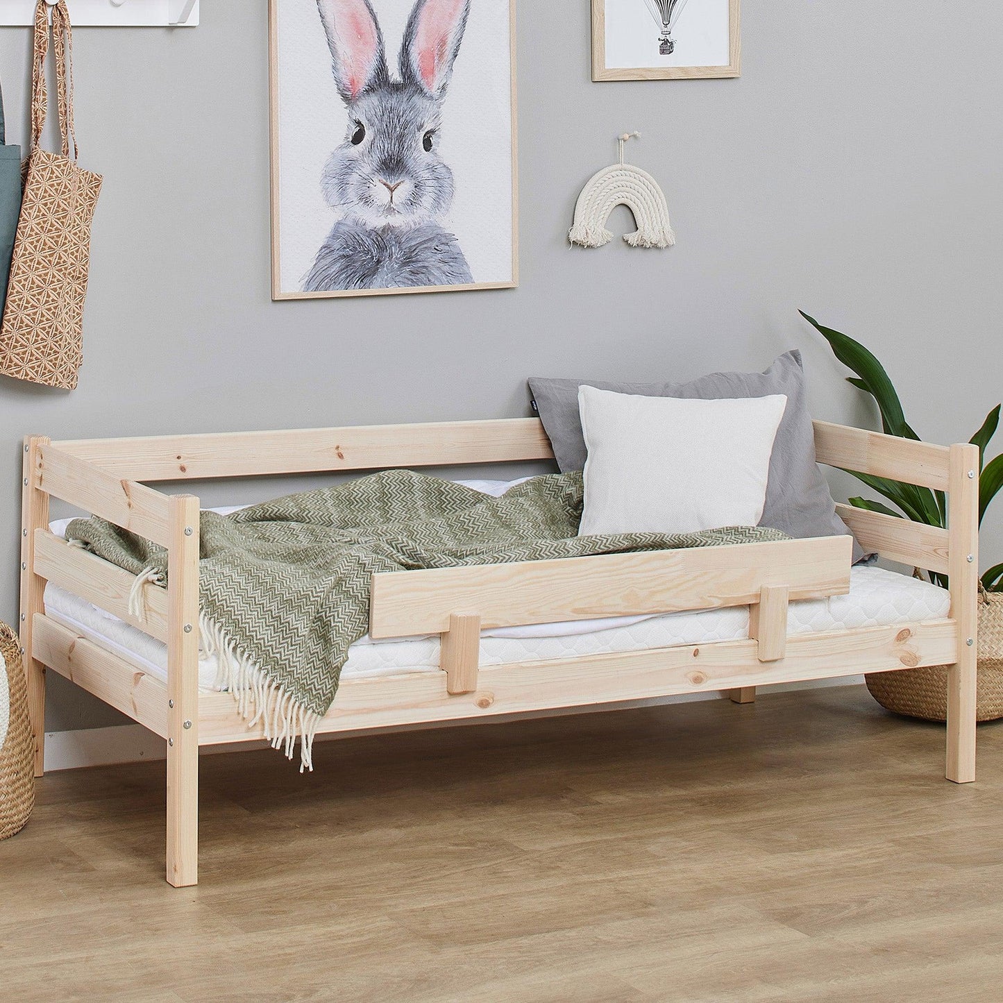 Hoppekids, ECO Comfort, Junior bed 70x160 cm, Wood