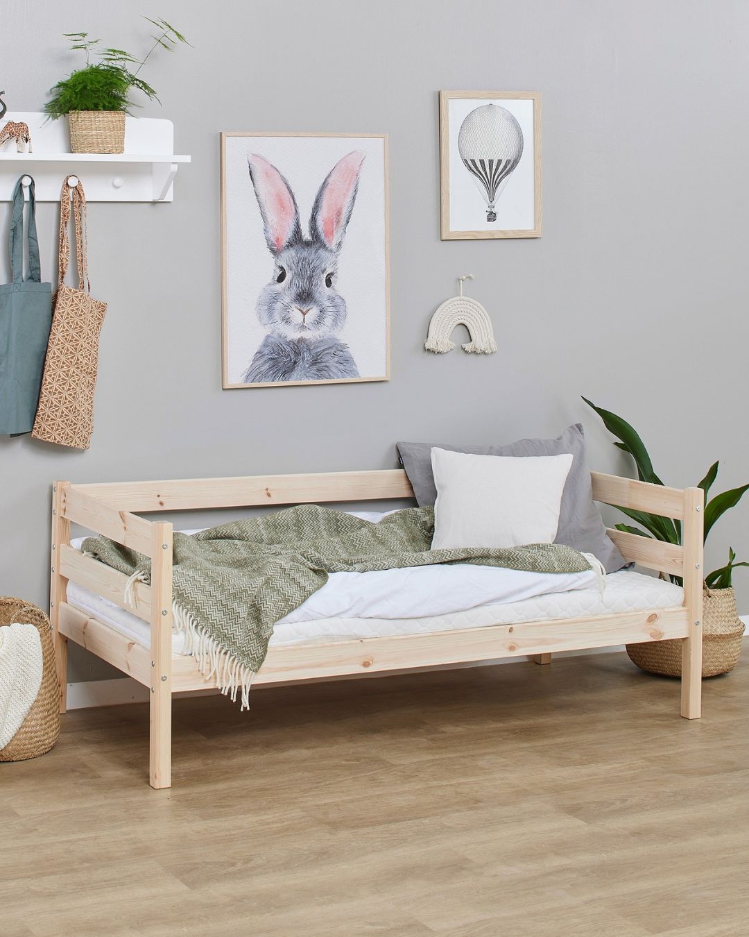 Hoppekids, ECO Comfort, Juniorisänky 70x160 cm, Wood