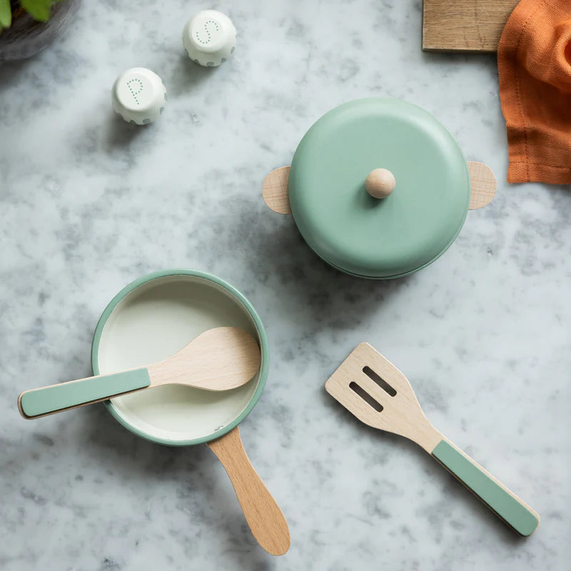 Sebra, Dinnerware Set 35-Piece, Sage Green