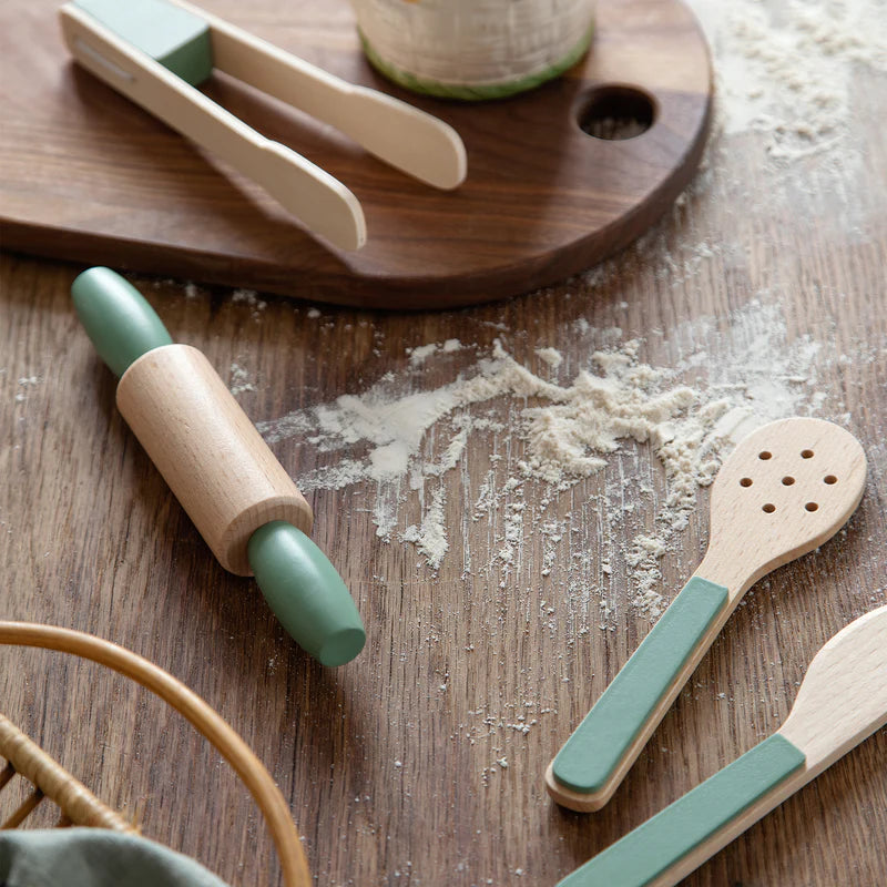 Sebra, Dinnerware Set 35-Piece, Sage Green