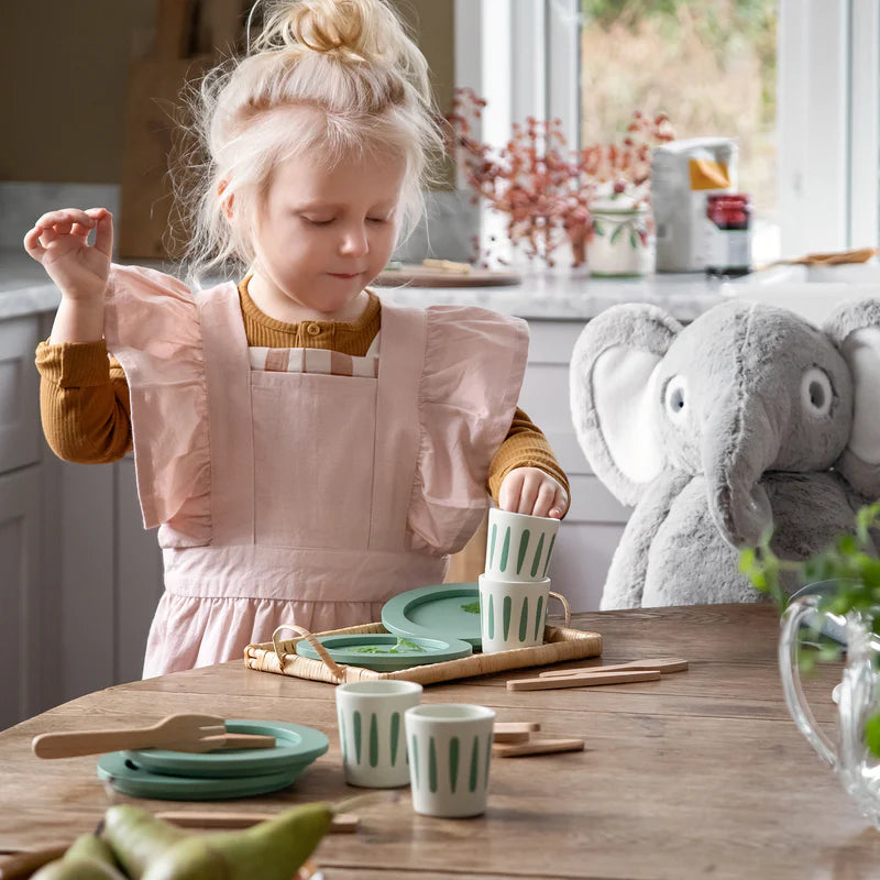 Sebra, Dinnerware Set 35-Piece, Sage Green