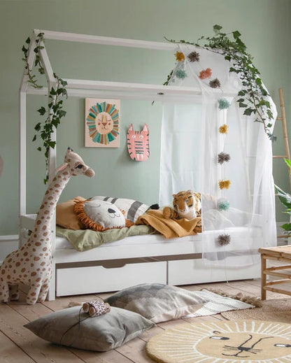 Hoppekids, ECO Comfort, Talosänky 70x160, White
