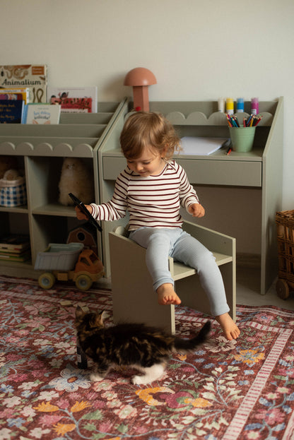 Book Nook, Montessori Pöytä ja Tuolit, Sage