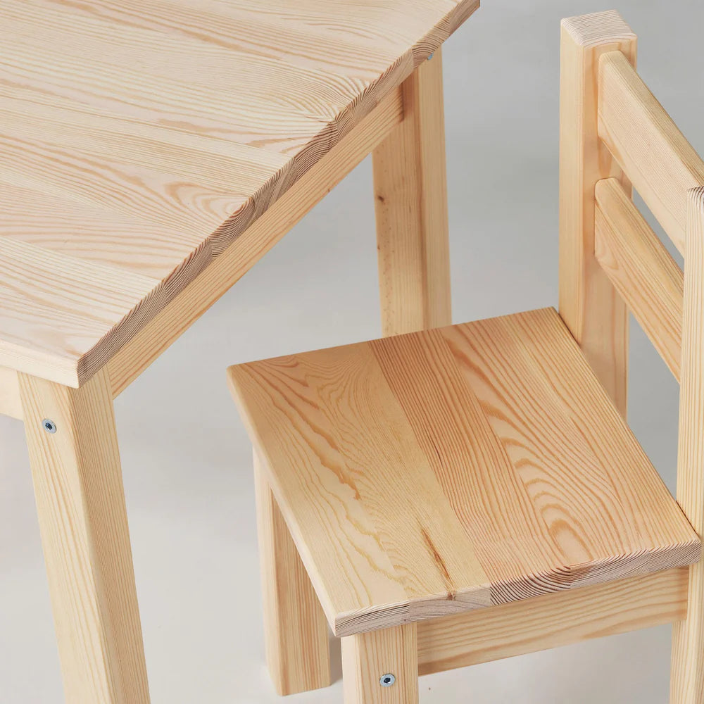 Hoppekids Mads, Bord &amp; Stolar Set, Vit