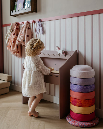 Bokhörna, Montessoribord och stolar, Solnedgång