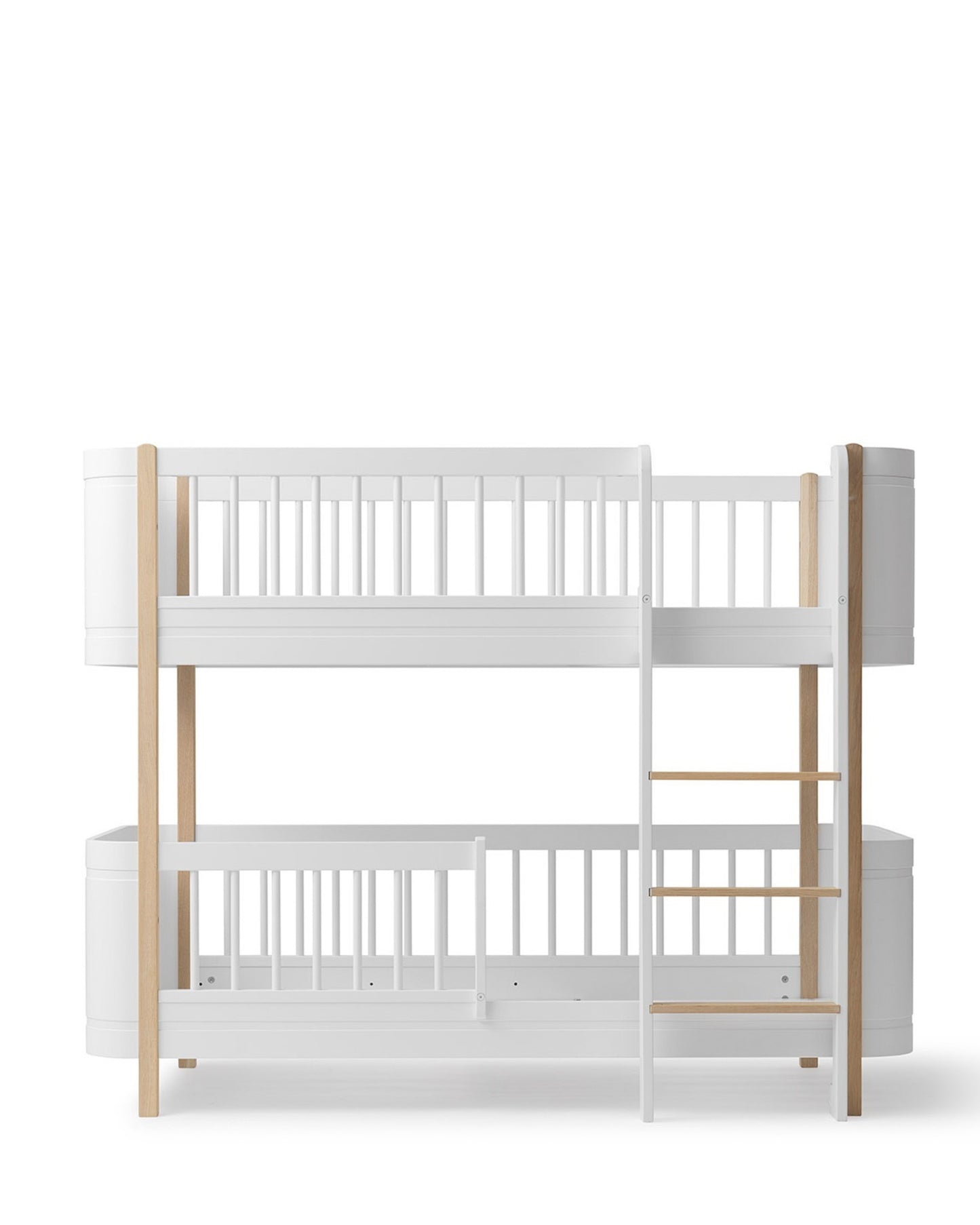 Oliver Furniture, Wood Mini+ Kerrossänky 70x160 cm, White/Oak