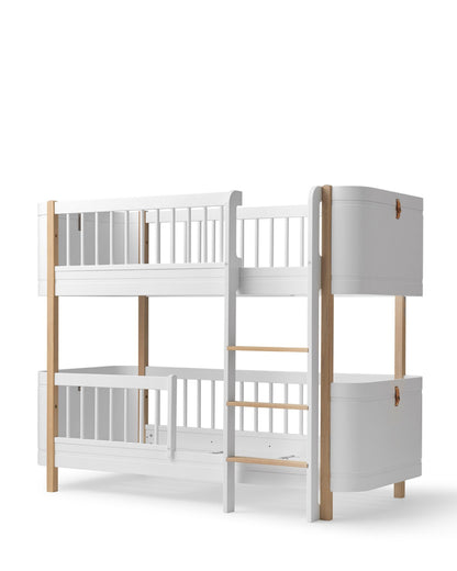 Oliver Furniture, Wood Mini+ Kerrossänky 70x160 cm, White/Oak