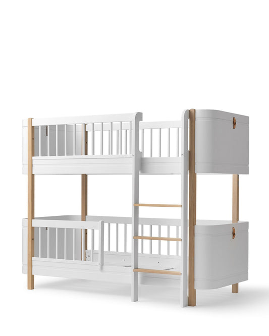 Oliver Furniture, Wood Mini+ Kerrossänky 70x160 cm, White/Oak