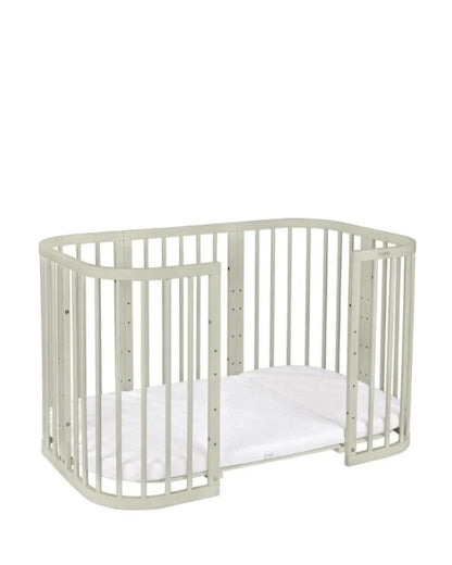 Waldin, Cot 7in1 + Mattress, Olive