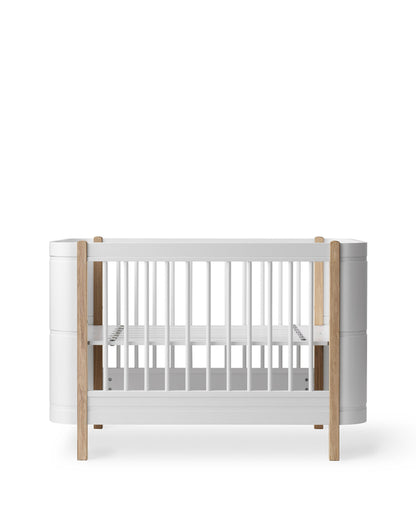 Oliver Furniture, Wood Mini+ Pinnasänky&Juniorisänky 5in1, White/Oak