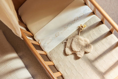 Jollein, Aluslakana, 70x140cm, Jersey Oatmeal