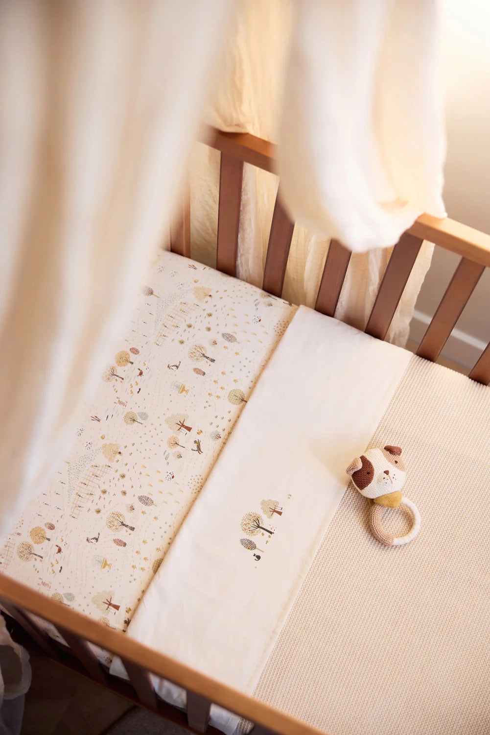 Jollein, Aluslakana, 70x140cm, Jersey Tiny Park