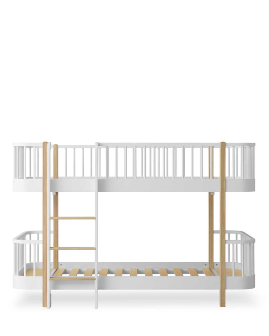 Oliver Furniture, Wood Original, Kerrossänky 90x200, White/Oak