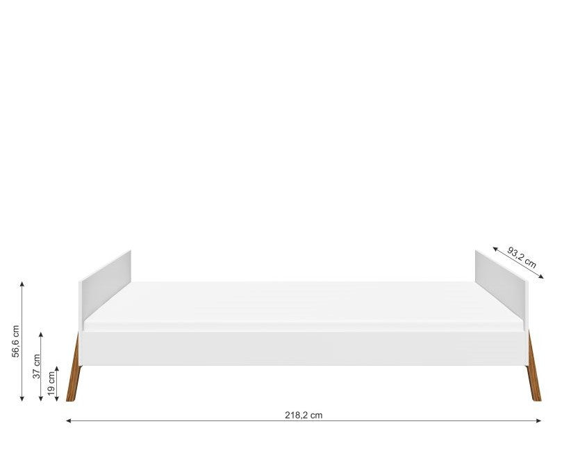 Bellamy, Lotta Bed 90x200cm, Latte