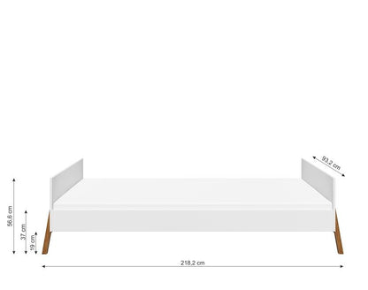 Bellamy, Lotta Bed 90x200cm, Latte