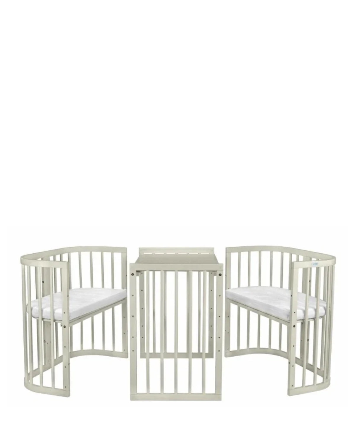 Waldin, Cot 7in1 + Mattress, Olive