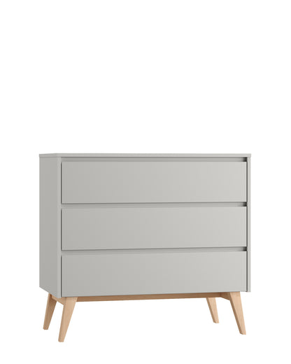 Pinio, Swing byrå med 3 lådor, Grå