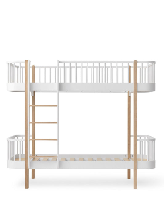 Oliver Furniture, Wood Original, Korkea Kerrossänky 90x200, White/Oak