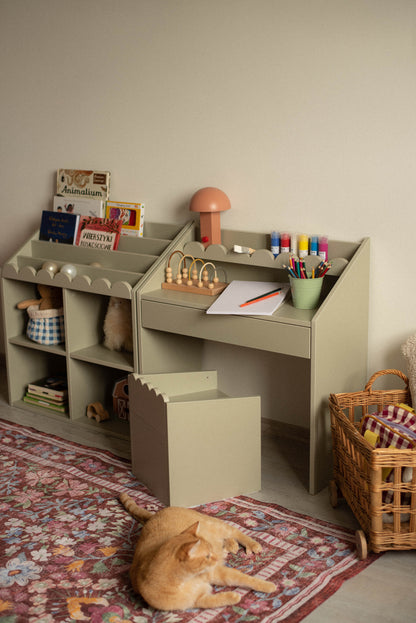 Book Nook, Montessori Pöytä ja Tuolit, Sage