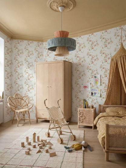 Blommig vintage, tapeter
