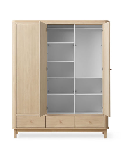 Oliver Furniture, Wood, Vaatekaappi 3 ovea, Oak