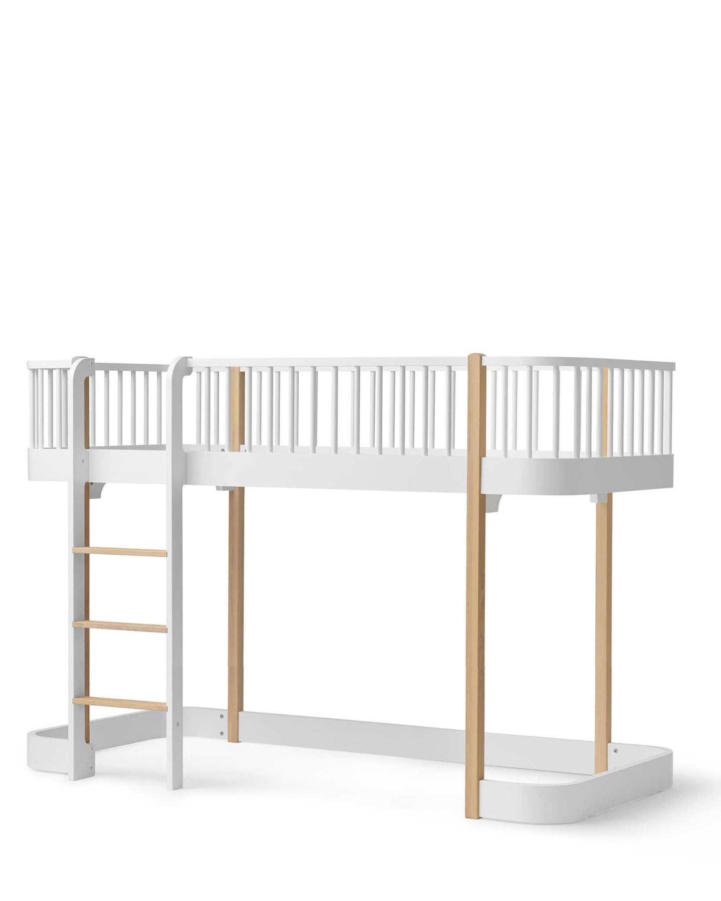 Oliver Furniture, Wood Original, Puoliparvisänky 90x200, White/Oak