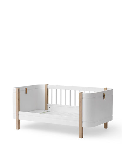 Oliver Furniture, Wood Mini+ Pinnasänky&Juniorisänky 5in1, White/Oak