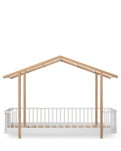 Oliver Furniture, Wood Original, Talosänky 90x200cm, White/Oak