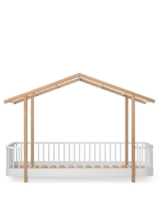 Oliver Furniture, Wood Original, Talosänky 90x200cm, White/Oak