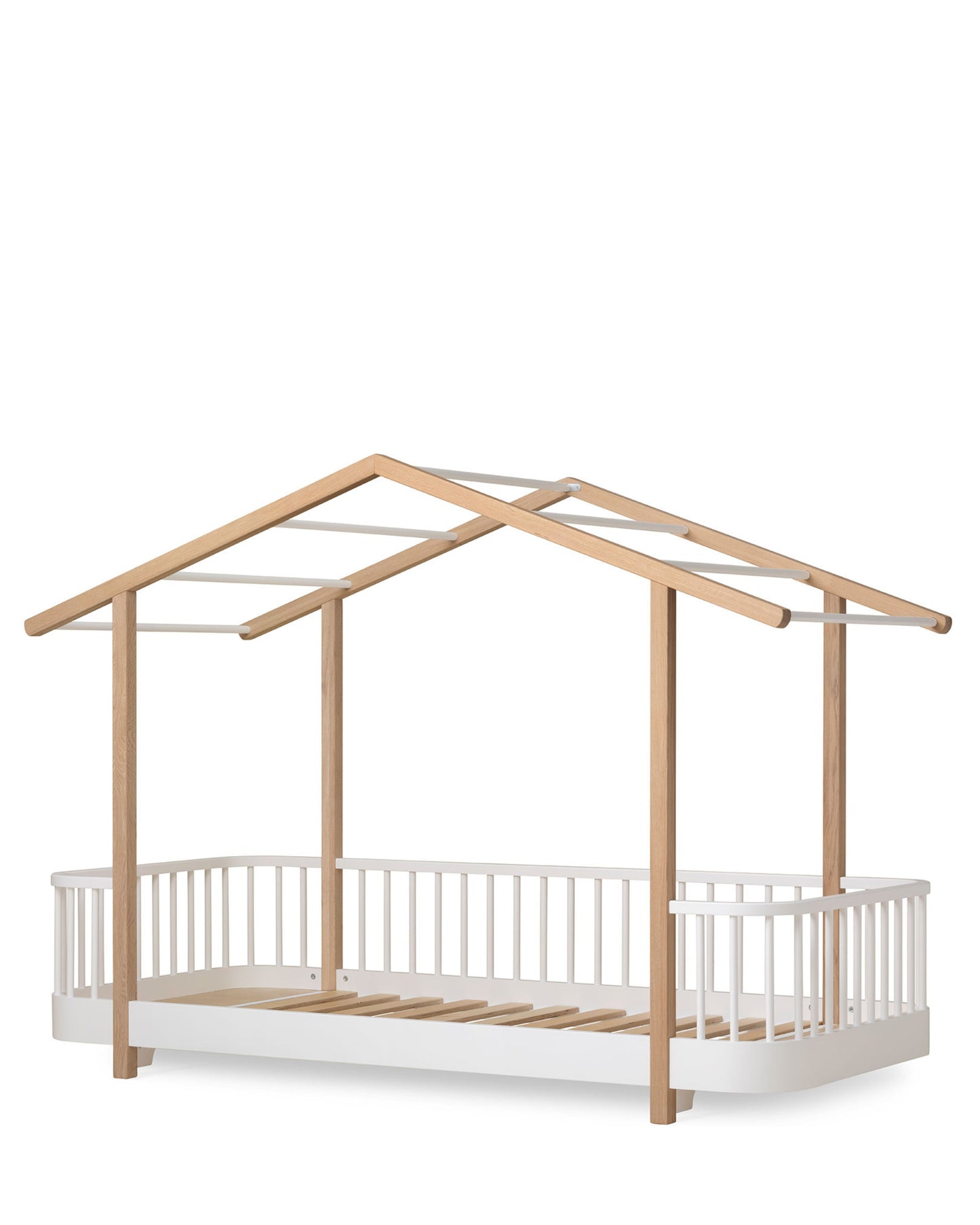 Oliver Furniture, Wood Original, Talosänky 90x200cm, White/Oak