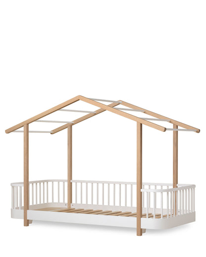 Oliver Furniture, Wood Original, Talosänky 90x200cm, White/Oak