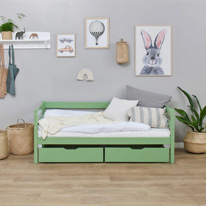 Hoppekids, ECO Comfort, Junior bed 70x160 cm, Green