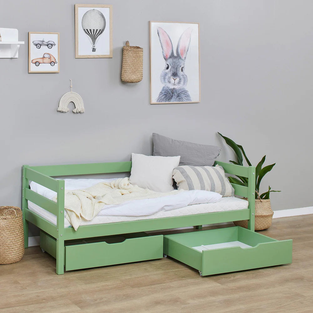 Hoppekids, ECO Comfort, Junior bed 70x160 cm, Green