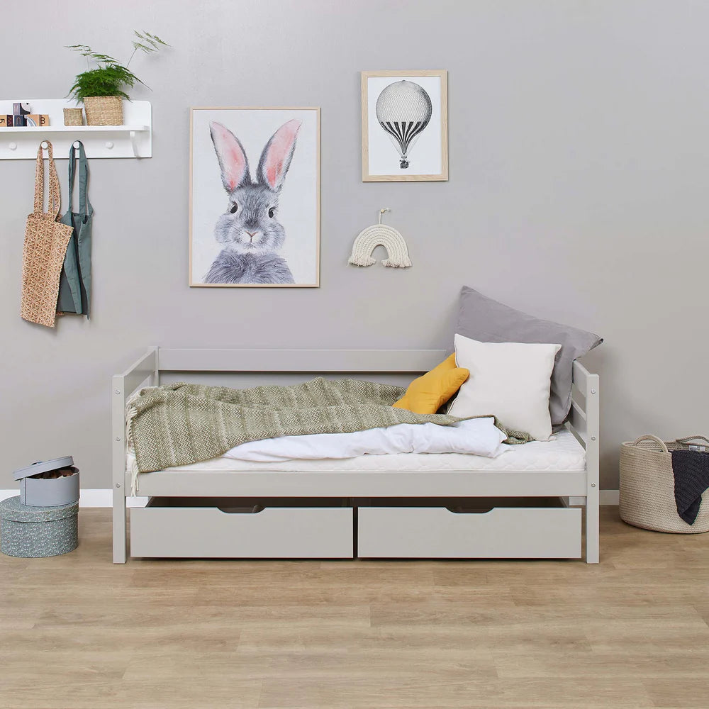 Hoppekids, ECO Comfort, Junior bed 70x160 cm, Dove Grey