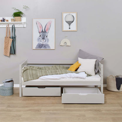 Hoppekids, ECO Comfort, Junior bed 70x160 cm, Dove Grey